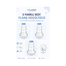 Babywawa Göğüs Pompası Kalkanı Silikon Flanş Küçültücü 15-17-19 mm