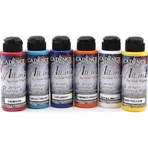 Cadence All-In1 Hazır Akrilik Pouring Boya Seti 6'Lı 120Ml