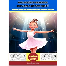 Balerin Prenses Boyama Kitap Seti 4 Kitap