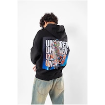 Tarzsokak Unsober Baskılı Oversize Unisex Siyah
