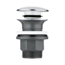 Grohe Lavabo Sifon Tapası Bas/aç Kare Abs/krom - 40824000 Krom