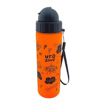 Fixpoint Turuncu Ufo Desenli 500 Ml Pipetli Matara P-8274