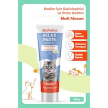 Biofeline Rahatlatıcı Macun 100g Ve Kediler İçin Günlük Gerginlike Karşı Rahatlık Sağlayan Sakinleştirici Mac