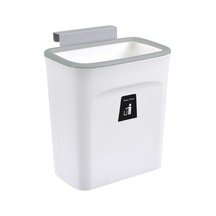 Novahub Mutfak Dolabı Duvara Monte Çöp Kovası Ev İçin Asma Atık Konteyneri Beyaz Beyaz