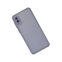 Samsung Galaxy Uyumlu - A02 Kılıf Montreal Silikon Kapak - Gri