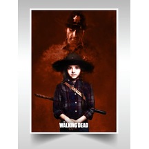 The Walking Dead Poster 40x60cm Judith and Rick Grimes Afiş - Kalın Poster Kağıdı Dijital Baskı