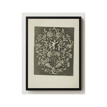 Anonim Gribelin Süsleme Levhası Üç Çerçevesiz Poster 21x30 Cm A4 Geometrik Desen Etnik Duvar Dekoru