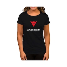 Dainese Motosiklet Siyah Kadın Tişört Siyah