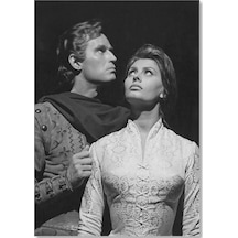 Cakasepetim Sophia Loren Ve Charlton Heston Ahşap Mdf Tablo