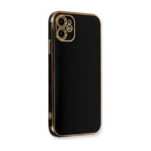 Apple Uyumlu  iPhone 11 Kılıf Volet Silikon - Siyah 0.2M-Çok Renkli