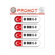 Kan Grubu 3d Sticker 4'lü Set 032 Diğer