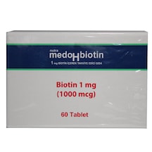 Medohbiotin Biotin 1 Mg 60 Tablet (Saç- Cilt- Tırnak)