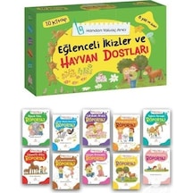 Eğlenceli İkizler ve Hayvan Dostları - 10 Kitap Takım - 8 Yaş ve Üzeri - Handan Yalvaç Arıcı - Nesil Çocuk Yayınları