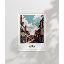 Çerçevesiz Poster York Tarihi Sokakları