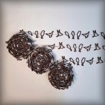 Kuş Motifli Şerit Nakış Modeli Nakış Aksesuar