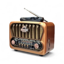 Rt-826a Nostaljik Güneş Panelli Radyo,bluetooth Özellikli Eskitme Nostalji Radyo