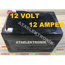 Pilsan Uyumlu Akülü Araba Araç Aküsü 12 Volt 12 Amper