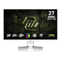 Msı Mag 274qrfw E20 27 2560x1440 Wqhd 200hz 0.5ms Hdmı Dp Hdr 400 G-sync Compatible Rapid Ips Gaming Monitor