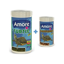 Turtle Sticks 1000ml ve Gammarus 250ml Kutu Kaplumbağa Yemi