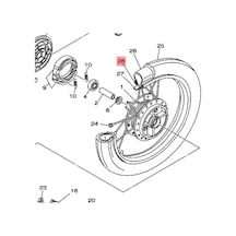 Yamaha Crypton R Or.  Arka Jant Çemberi 94414-1784800