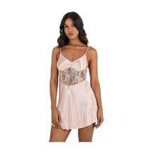 Moon Wear Somon Kısa Saten Gecelik 8239 SOMON