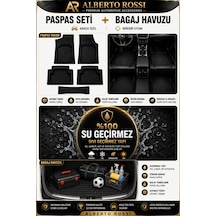 Volkswagen Passat B6 2005+2010 Uyumlu Araca Özel 3d Bagaj Havuzu Ve Paspas Alpina Siyah