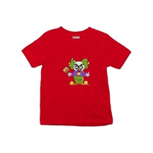 Çocuk Tişört Cartoon Scary Clown Isolated - Halloween Day T-shirt 001