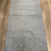 Hoom Rugs Fresh Cool 405 Yıkanabilir Gri Modern Halı Gri