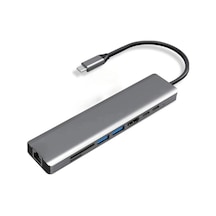 Type-c To Hdtv Multifunction Adapter 8 Port Kablo 1 Adet