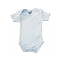 Mummy's Baby Kısa Kollu Çıtçıtlı Body Mavi