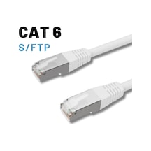 Irenıs 25 Cm Cat6 S/ftp Kablo Beyaz