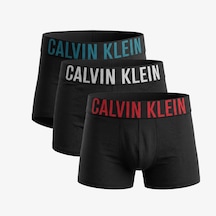 Calvin Klein Intense Power Cotton Erkek Siyah 3'lü Boxer Seti 000nb3608a Çok Renkli