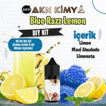 Blue Razz Lemonade Dıy Kit Limon Ahududu Gıda Aroması %20 Oranda Aroma İçerir Hazır Değildir 30 Ml