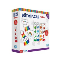 Ca.5029 Eğitici Puzzle Renkler Çok Renkli