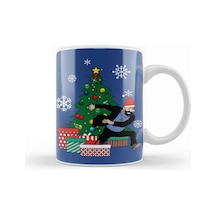 Captain Haddock Around The Christmas Tree Tintin Kupa Bardak Porselen No14622 Karışık