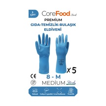 Fl3 Premium Gıda-temizlik-bulaşık Eldiveni M - 5 Çift