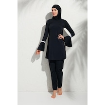 Pierre Cardin 191934 Uzunkollu Kolu Volanlı Tesettür Mayo