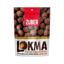 Züber Lokma Kakao Çekirdekli Çifte Kavrulmuş Fındık Ezmeli Meyve Topu 96 G 5'li Avantaj Paketi Mıc 100 G