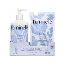 Feminelle Dış Genital Bölgeler İçin Gül Suyu Özlü Temizleme  Jeli