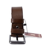 Saraç Kemer Saraç 1104 24k 4 Cm Erkek Kot Kemer Ceviz