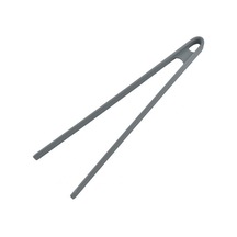 Morponi Tekli Silikon Kızartma Maşası 30 Cm Gri