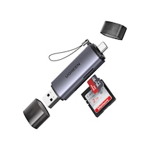 Ugreen 2-in-1 Usb-c, Usb-a Sd, Tf Otg Kart Okuyucu Adaptör, 50706