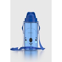 Renga Taffy Desenli 500 Ml Askılı Pipetli Tritan Çocuk Matara 912080 Mavi MAvi