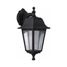 Zerpa Dekoratif Optik Kare Siyah Ters Duvar Armatür Aplik 20cm x 34cm Diğer