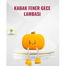 Silikon Pumpkin Night Light Telefon Tutuculu Led Lamba Resimdeki