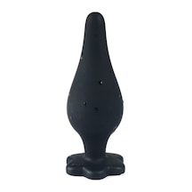 Truva Shop 12 CM Zenci Vantuzlu Anal Plug Anal Tıkaç Tıpa