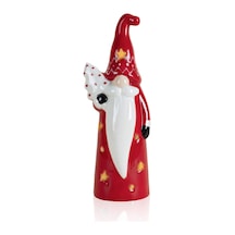 The Mia Dekoratif Yılbaşı Süsü Led Işıklı Cüce 6x6x17 Cm 1 Adet