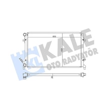 Kale 353300 Motor Su Radyatörü - Skoda Octavia 2004-2013 1.4 1k0121253an - 1k0121251bq - 1k0121251br - 1k0121251dl - 1k0121251ap - 1k0121251ce - 1k0121251h - 1k0121253f - 1k0121251cn - 1k0121251cd - 1k0121251dk - 1k0121251p - 1k0121251e - 1k0121251f -