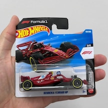 Hot Wheels Formula 1 Scuderia Ferrari Hp F1 Aracı 1:64 Diecast Model Araba Koleksiyonluk Kırmızı