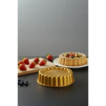 Tr Ametist 26 Cm Döküm Tart Kalıbı Gold Genel